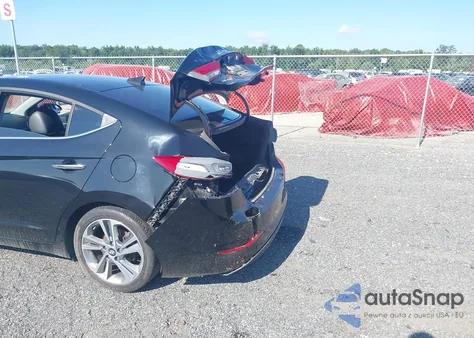 2017 Hyundai Elantra Limited from USA, damaged, VIN KMHD84LF4HU164188